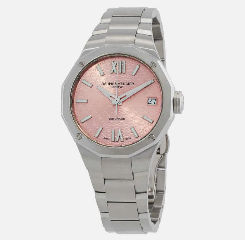 Baume & Mercier Riviera M0A10675 33mm Stahl rosa