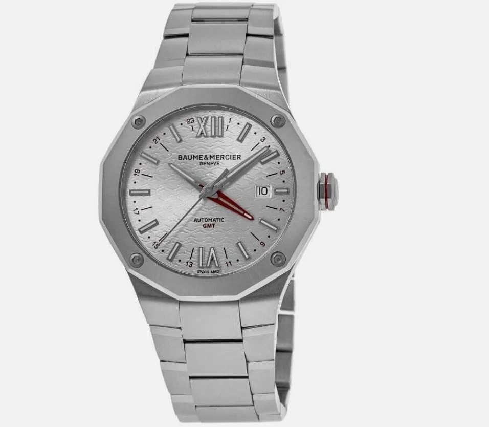 Baume & Mercier Riviera M0A10658 42mm Stahl Silver