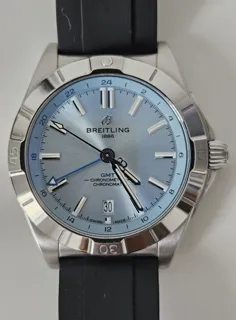 Breitling Chronomat p32398101c1s1 Platinum and Stainless steel Blue