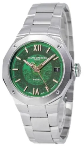 Baume & Mercier Riviera M0A10770 39mm Stahl Green