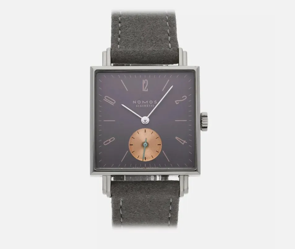 NOMOS Tetra 475 29.5mm Stainless steel Purple