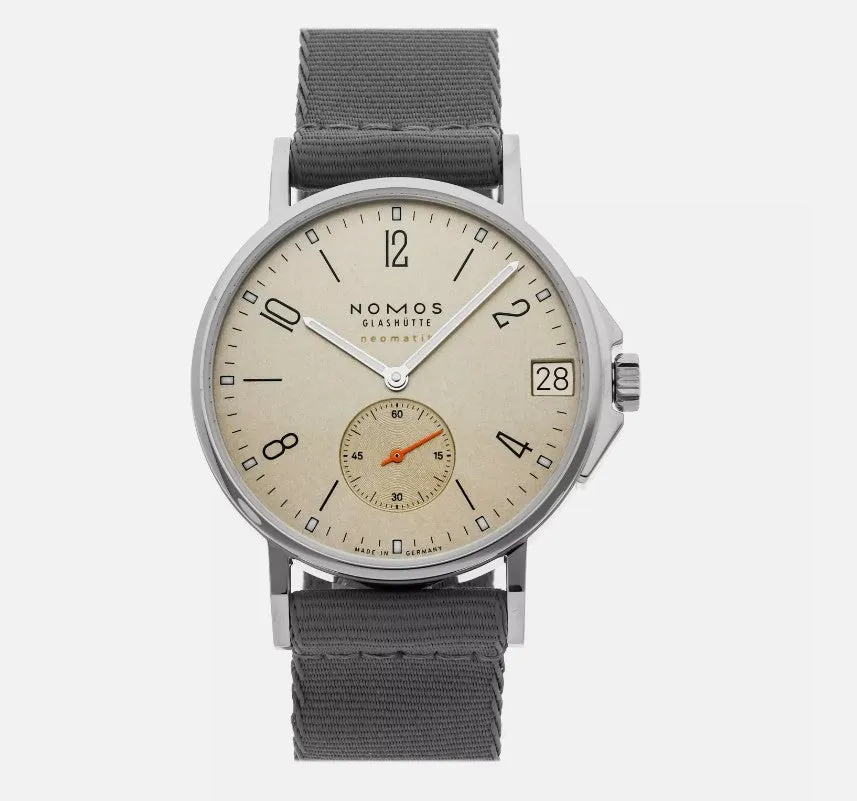 NOMOS Ahoi 527 38.5mm Stainless steel Beige