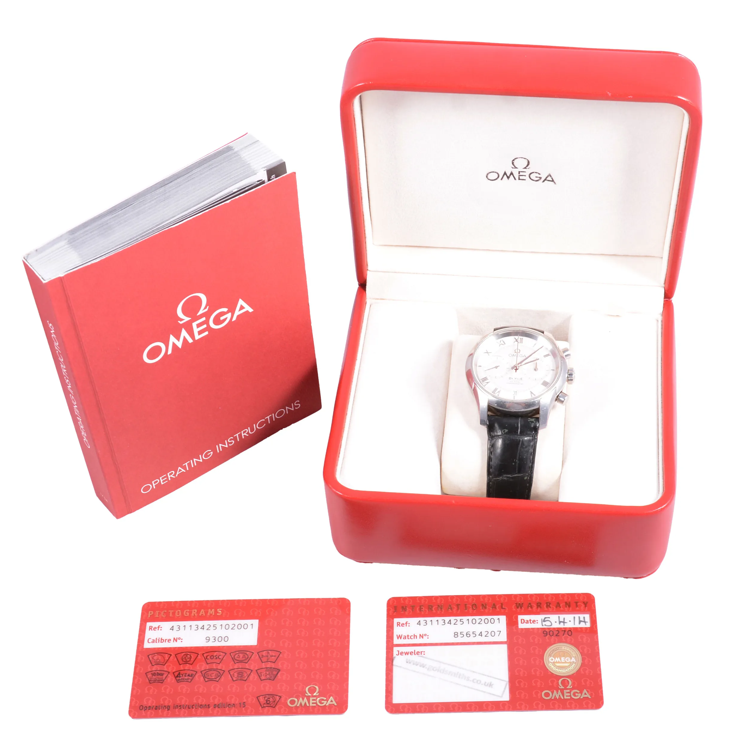 Omega De Ville Co-Axial 431.13.42.51.02.001 42mm Stainless steel Silver