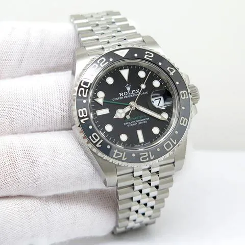 Rolex GMT-Master II 126710GRNR 40mm Stainless steel Black