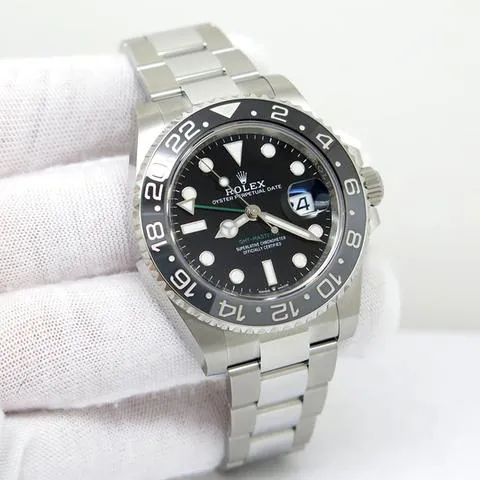 Rolex GMT-Master II 126710GRNR 40mm Stainless steel Black