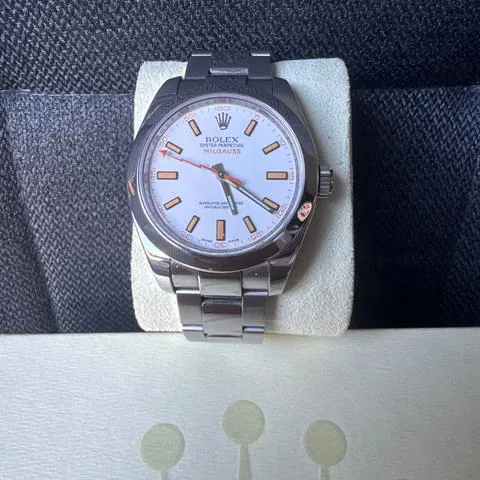 Rolex Milgauss 116400 40mm Stainless steel White