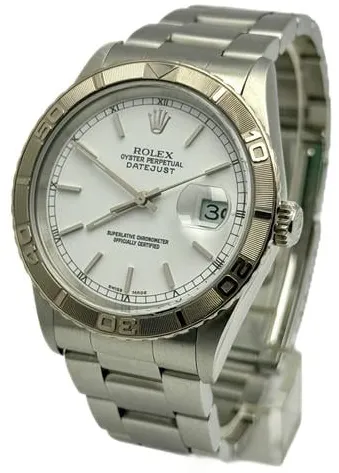 Rolex Datejust Turn-O-Graph 16264 36mm Stainless steel White