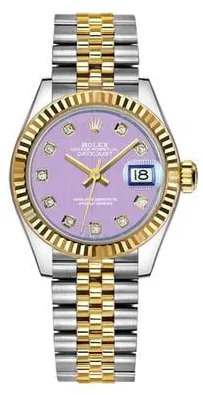 Rolex Lady-Datejust 279173 28mm Stainless steel Guilloché