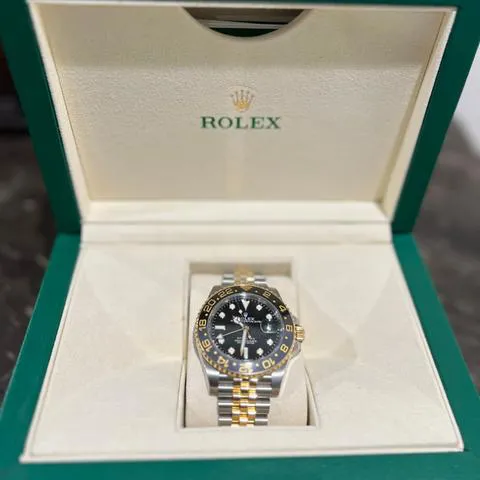 Rolex GMT-Master II 126713GRNR 40mm Yellow gold and Stainless steel Black