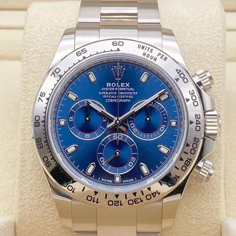 Rolex Daytona 116509 40mm White gold Blue