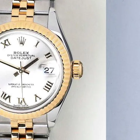 Rolex Lady-Datejust 279173 28mm Yellow gold and Stainless steel Gray 3