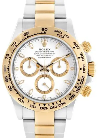 Rolex Daytona 116503 40mm Yellow gold and Stainless steel White