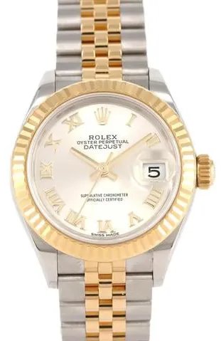 Rolex Lady-Datejust 279173 28mm Yellow gold Silver