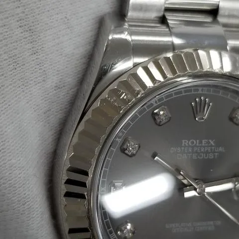 Rolex Datejust II 116334G 41mm Yellow gold and Stainless steel Gray 12