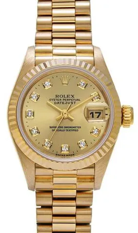 Rolex Datejust 69178G 26mm Yellow gold Champagne