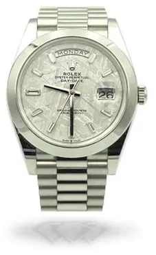 Rolex Day-Date 40 228206 40mm Platinum Meteorite