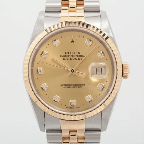 Rolex Datejust 16233G 35mm Yellow gold and Stainless steel