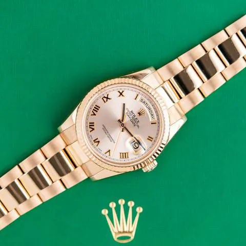 Rolex Day-Date 36 118235 36mm Rose gold Brown