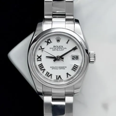 Rolex Lady-Datejust 179160 26mm Stainless steel White