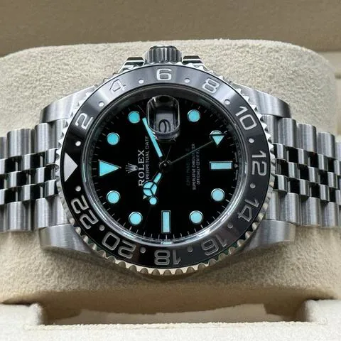 Rolex GMT-Master II 126710GRNR 40mm Stainless steel Black