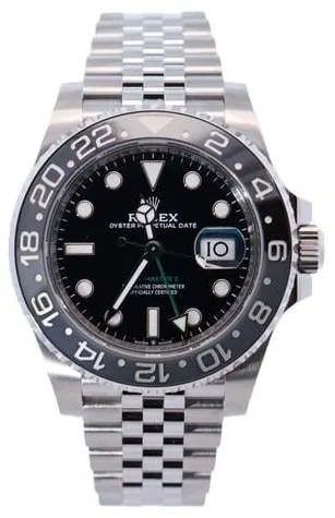 Rolex GMT-Master II 126710GRNR 40mm Stainless steel Black