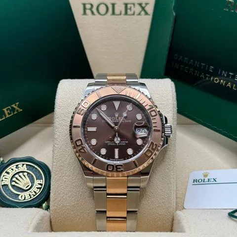 Rolex Yacht-Master 37 268621 37mm Yellow gold and Stainless steel Brown