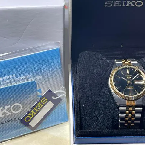 Seiko 5 SNXJ92 36mm Stainless steel Black