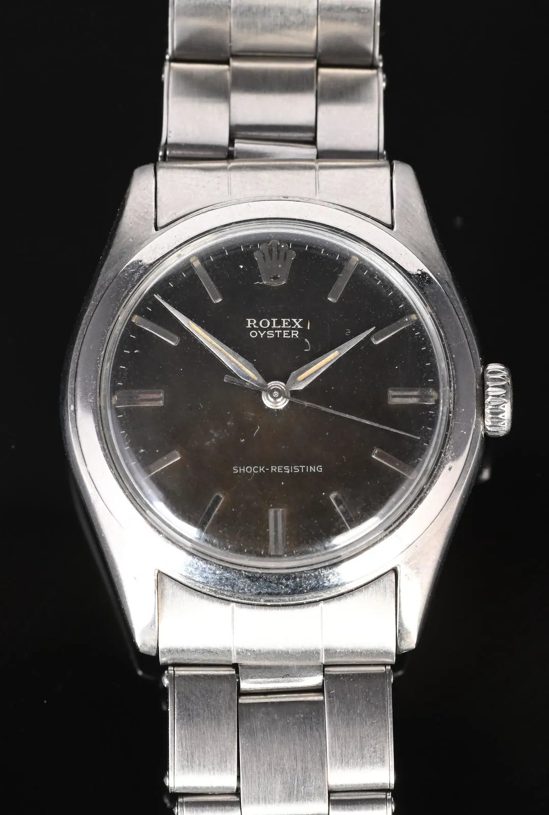 Rolex Oyster 35mm Stainless steel Brown