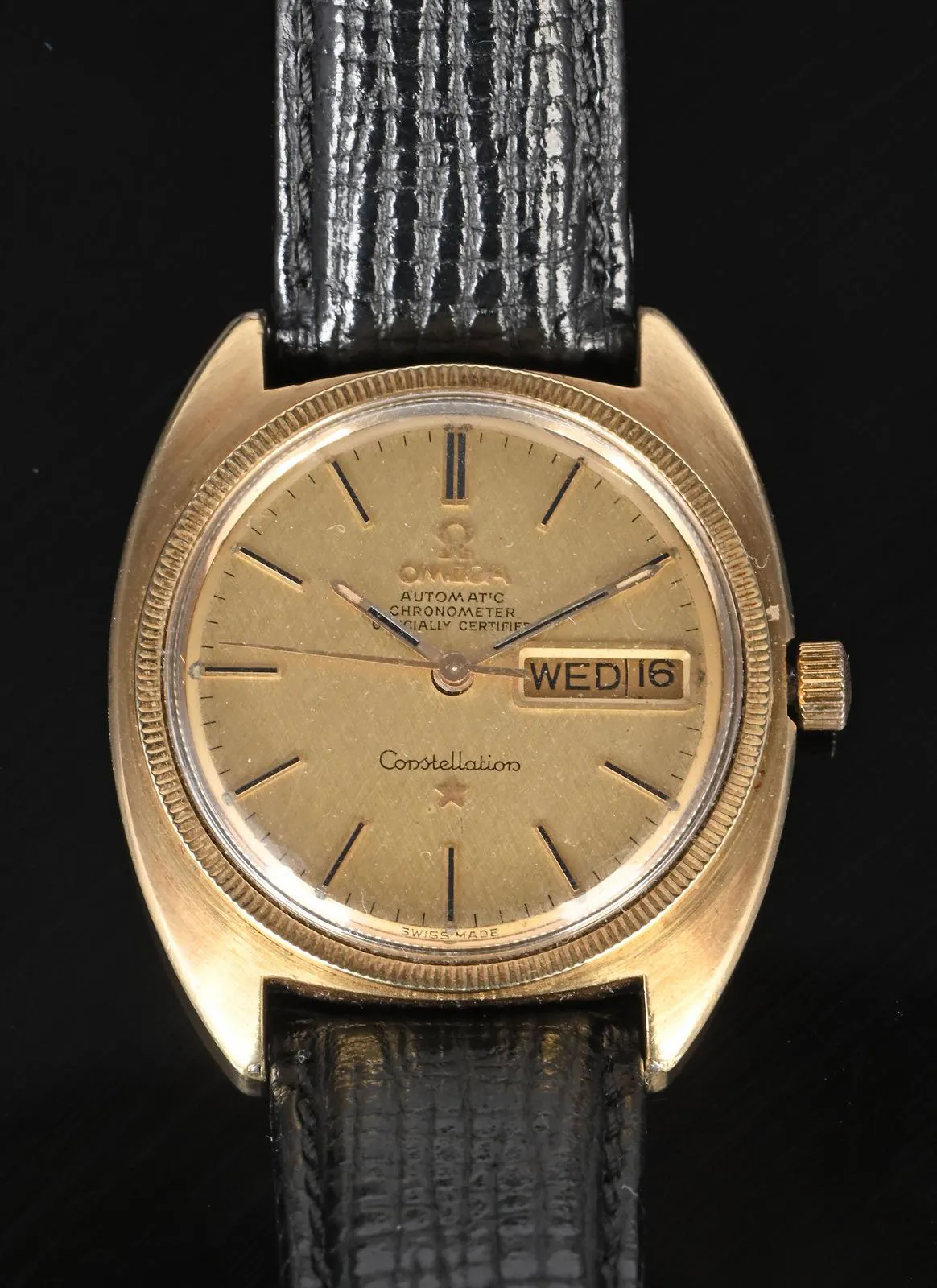 Omega Constellation Day-Date 168.029 32mm Stainless steel and Gold-plated Champagne