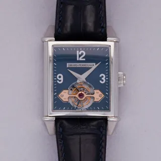 Girard-Perregaux Vintage 1945 9985 Platinum Blue