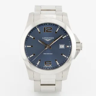 Longines Conquest L3.759.4.96.6 Stainless steel Blue