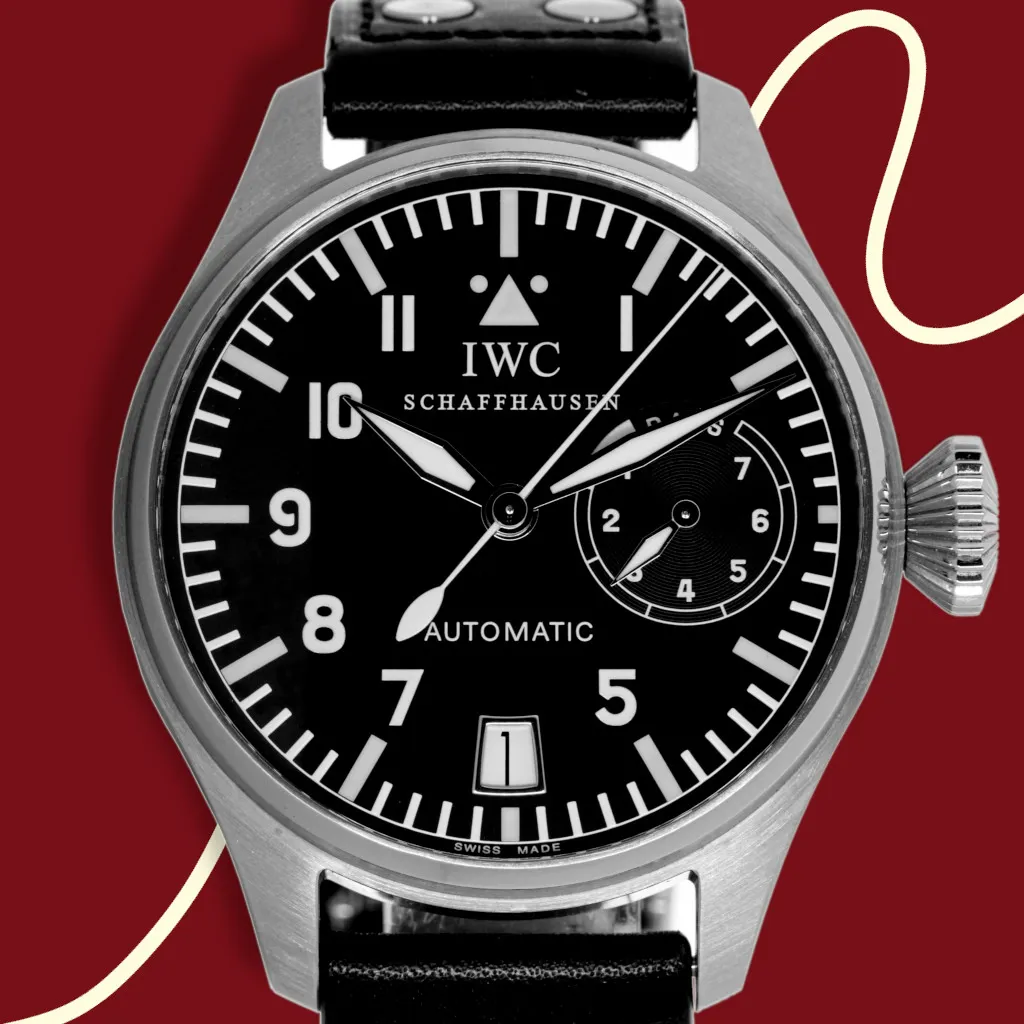 IWC Big Pilot IW500201 46mm Stainless steel Black