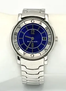 Bulgari Solotempo Stainless steel Blue