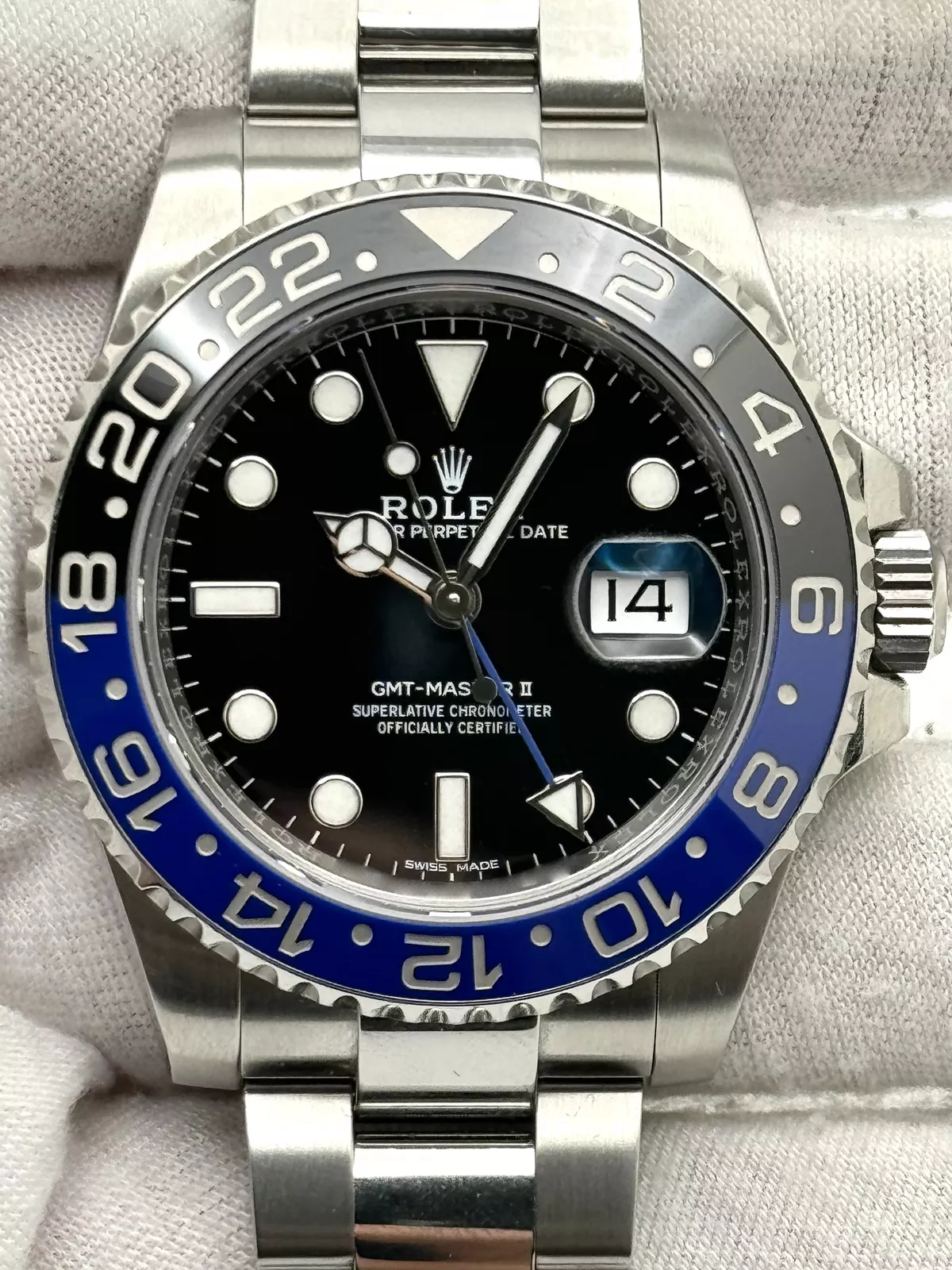 Rolex GMT-Master II 116710BLNR 40mm Stainless steel Black