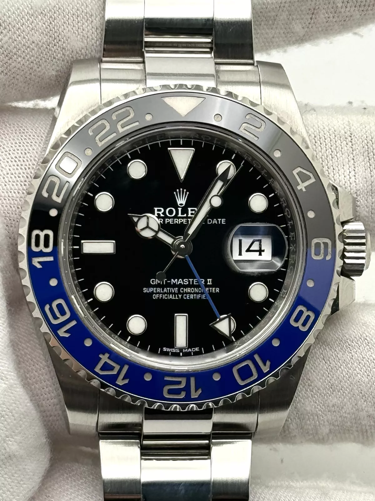 Rolex GMT-Master II 116710BLNR 40mm Stainless steel Black