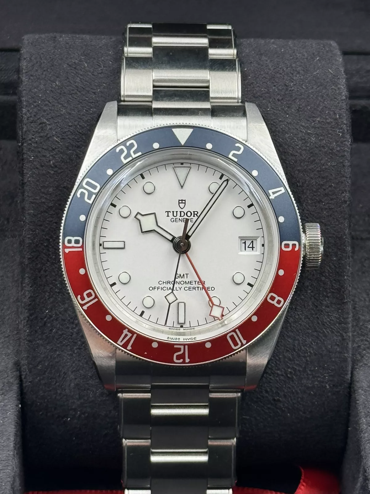 Tudor Black Bay GMT 79830RB 41mm Stainless steel White