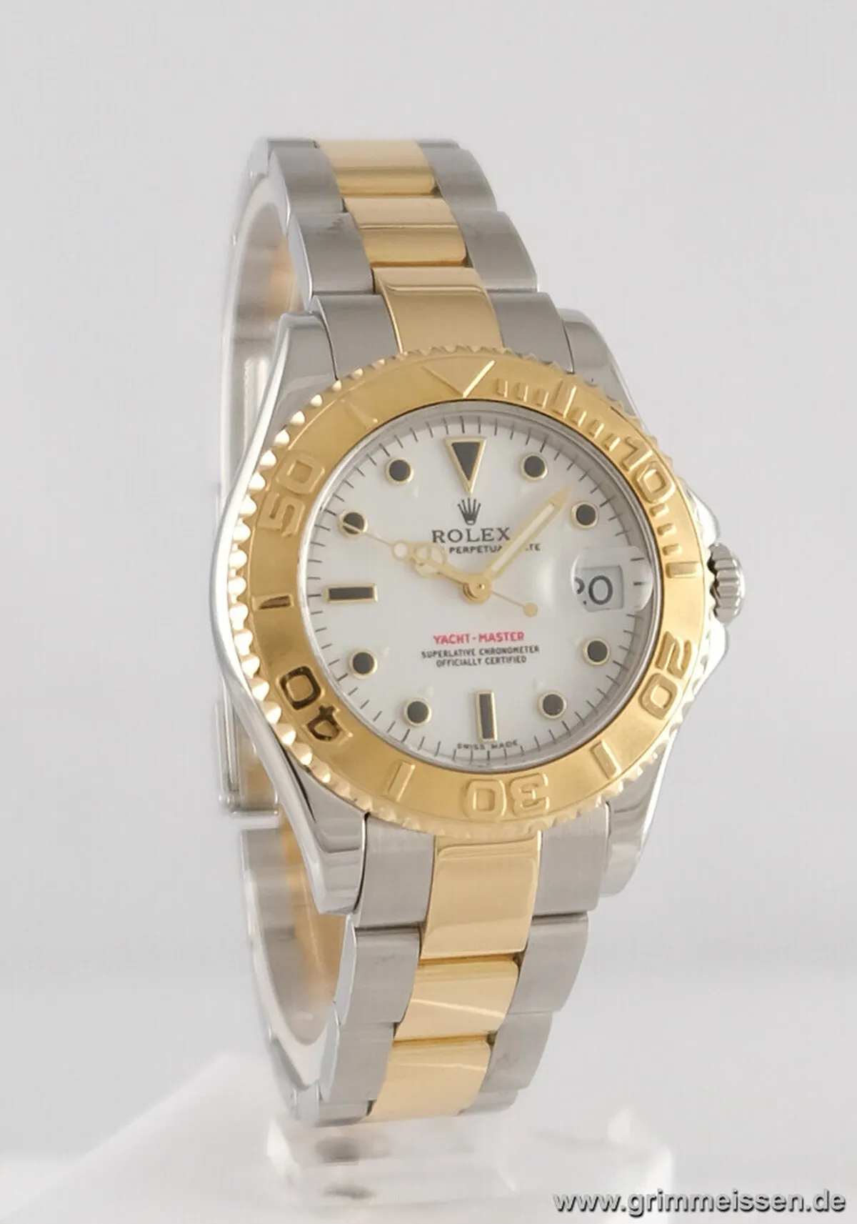 Rolex Yacht-Master 168623 35mm Yellow gold and Stainless steel White