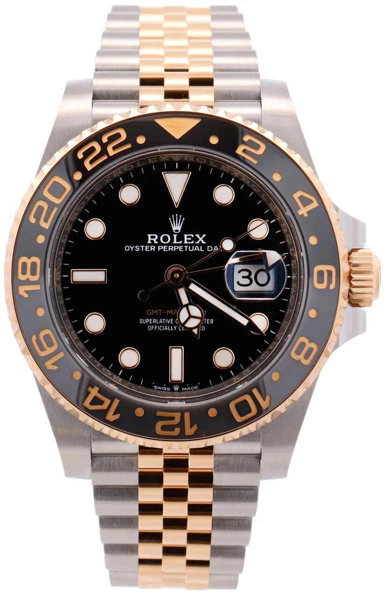 Rolex GMT-Master II 126713GRNR 40mm Stainless steel Black