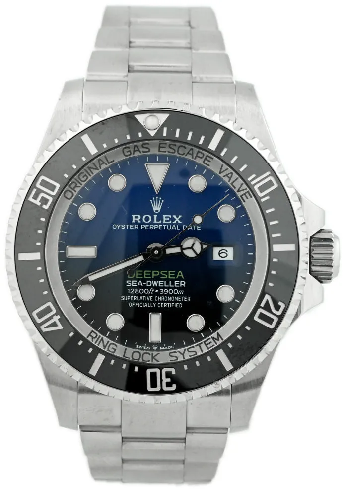 Rolex Sea-Dweller Deepsea 126660 44mm Stainless steel Blue