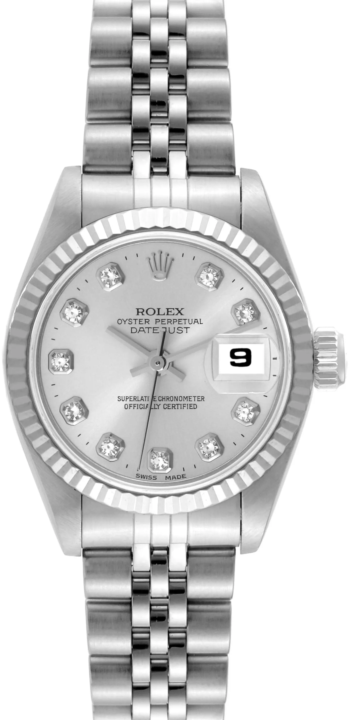 Rolex Lady-Datejust 69174 26mm Stainless steel Silver