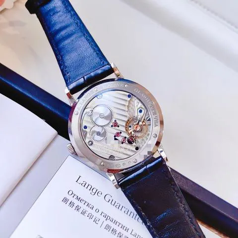 A. Lange & Söhne Saxonia 201.027 37mm White gold Silver 2