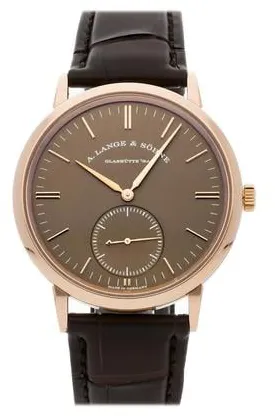 A. Lange & Söhne Saxonia 380.042 38mm Rose gold Brown