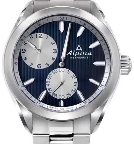 Alpina Alpiner AL-650NSS5E6B 45mm Stainless steel Blue