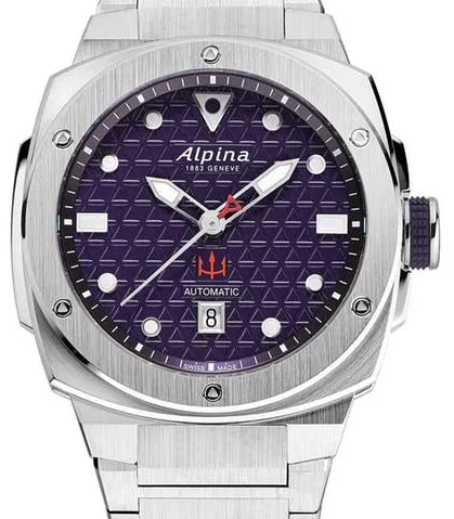 Alpina Seastrong AL-525NARK4AE6B 41mm Stainless steel Blue