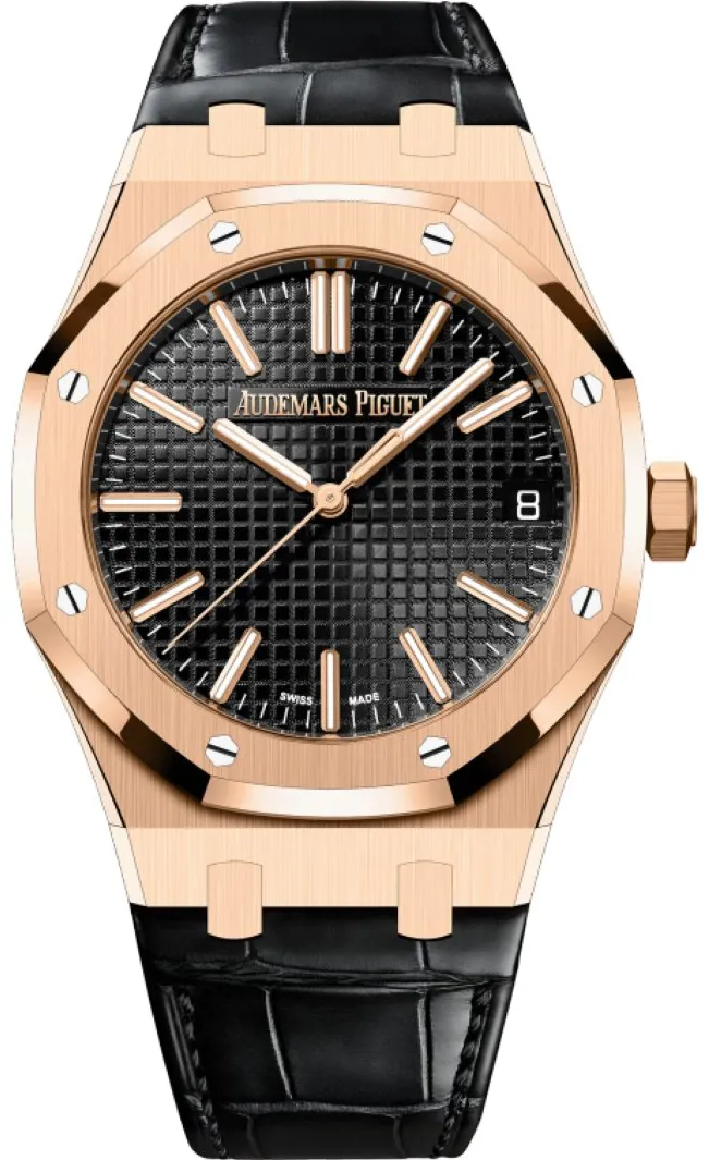 Audemars Piguet Royal Oak 15510OR.OO.D002CR.01 41mm Rose gold Black