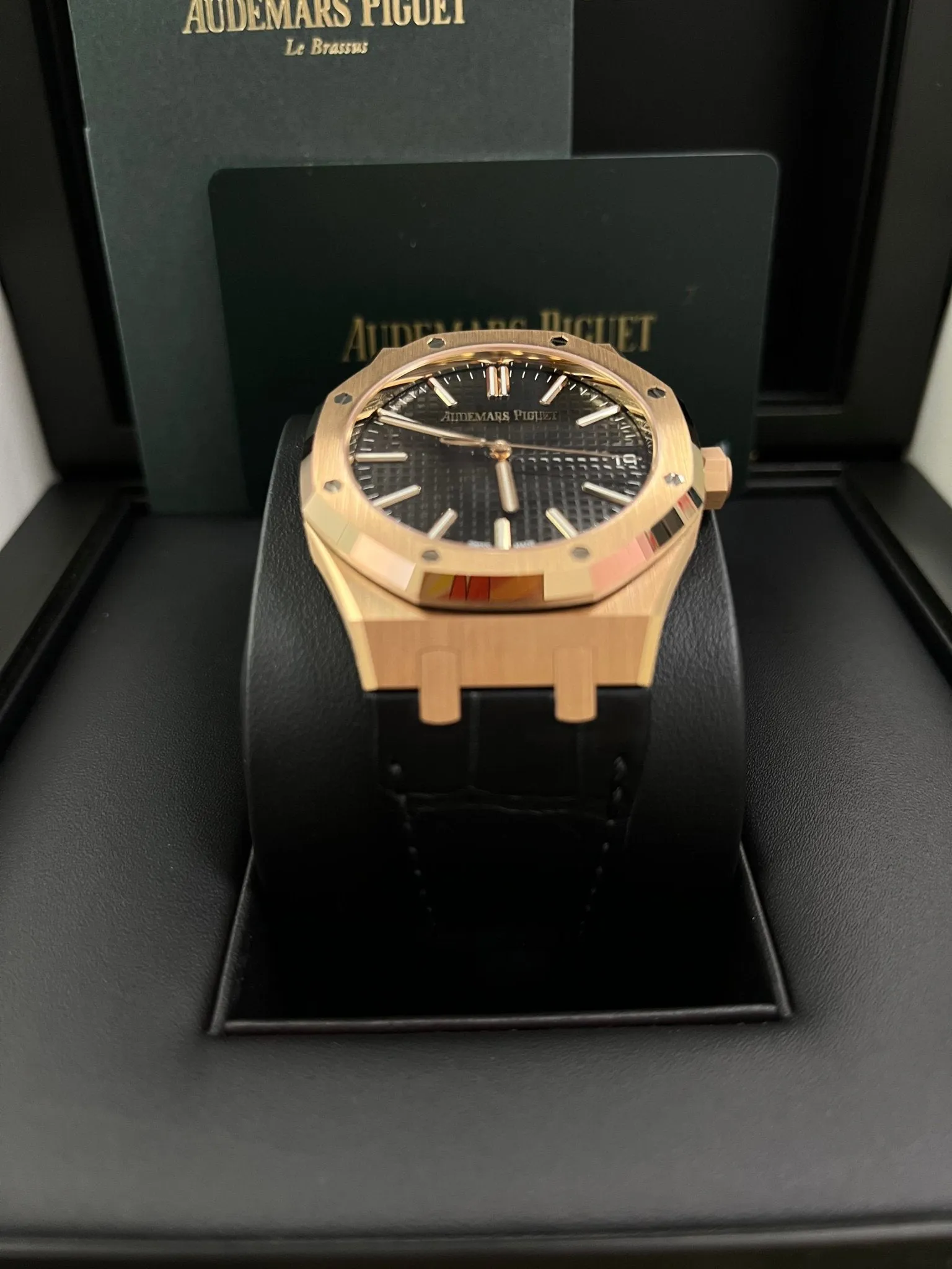 Audemars Piguet Royal Oak 15510OR.OO.D002CR.02 41mm Rose gold Black 1