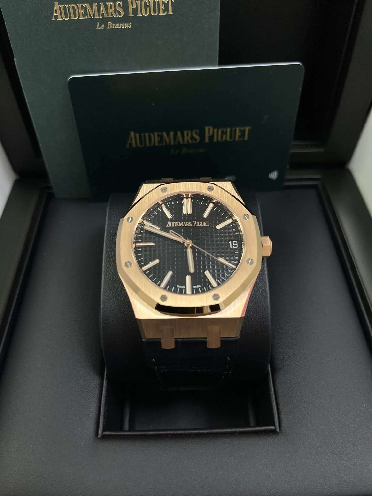 Audemars Piguet Royal Oak 15510OR.OO.D002CR.02 41mm Rose gold Black 2