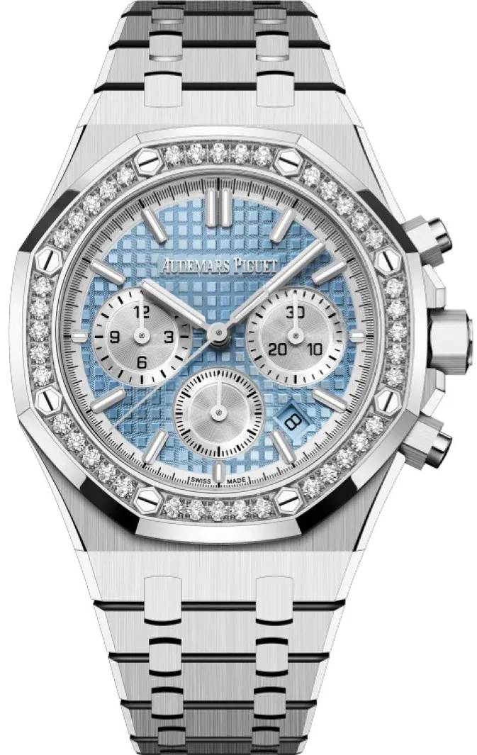 Audemars Piguet Royal Oak 26715ST.ZZ.1356ST.01 38mm Stainless steel Light blue