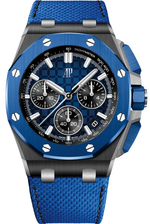 Audemars Piguet Royal Oak Offshore Chronograph 26420CE.OO.A043VE.01 43mm Ceramic Blue