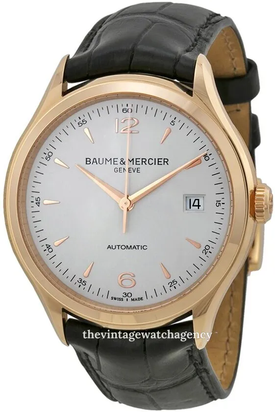 Baume & Mercier Clifton MOA10058 39mm Rose gold Silver